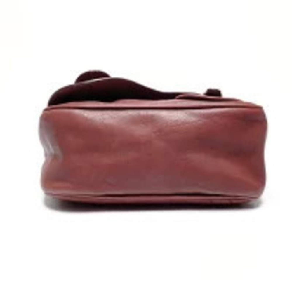 Christian Dior Gaucho Leather Shoulder Bag Red - Picture 8 of 13